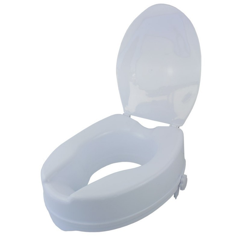 Elevador WC | Con tapa | 10 cm | Blanco | Titán | Mobiclinic