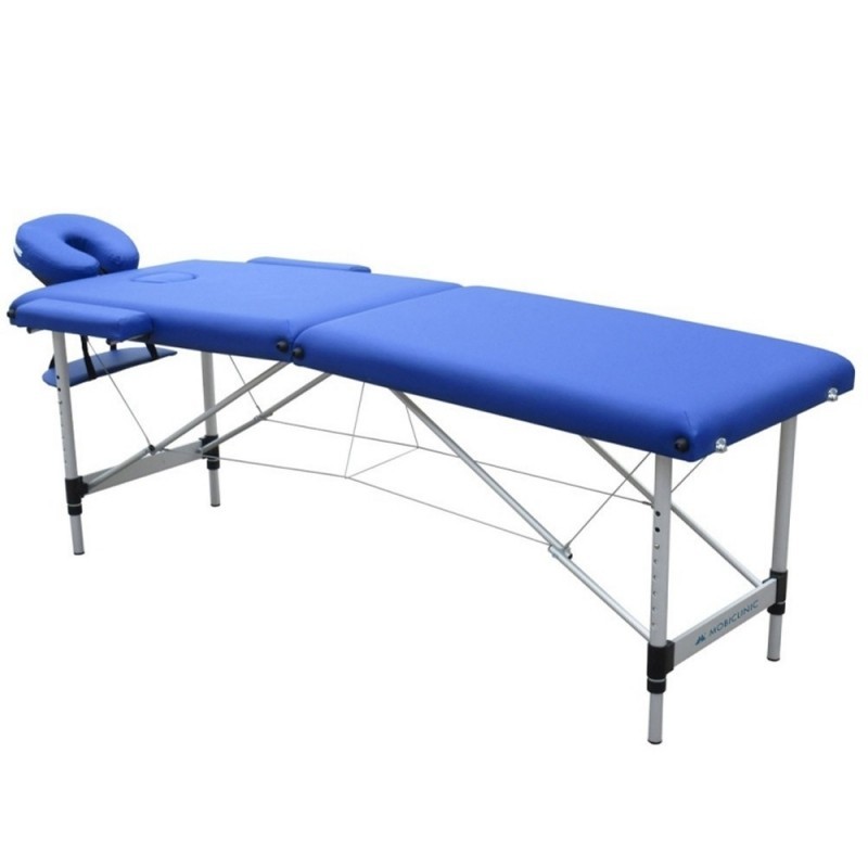 Camilla plegable de masaje | Aluminio | Azul | Mobiclinic